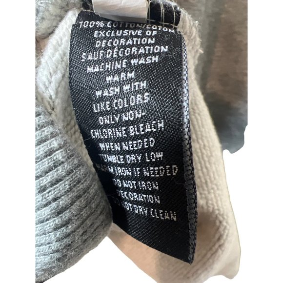 Roku Studio Pullover Grey Tear Chenille Womens Sweater Medium - Picture 8 of 8